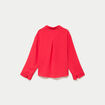 Blouse manches longues rouge femme