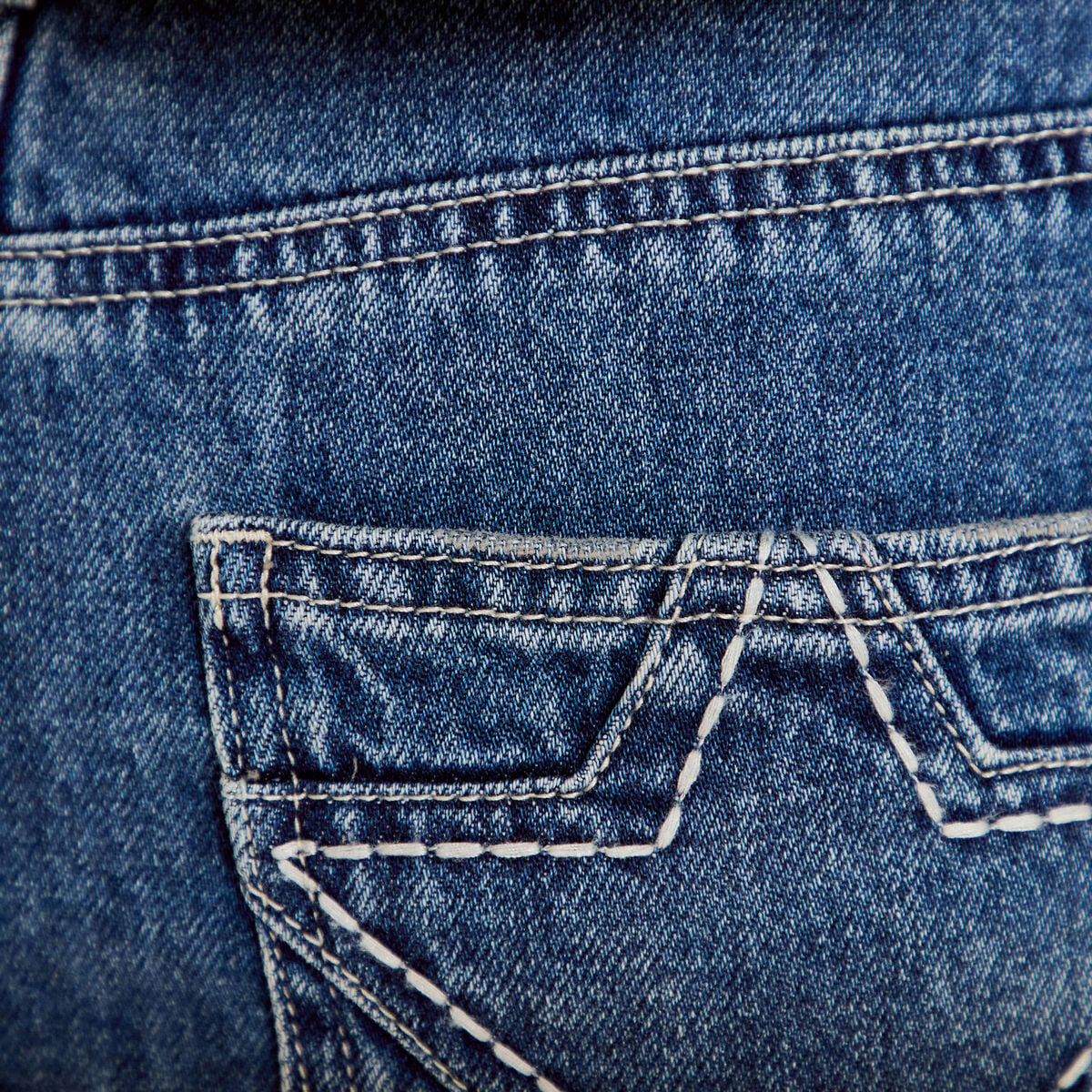 Jupe-short droite en jean denim double stone femme