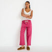 Pantalon taille standard prune femme