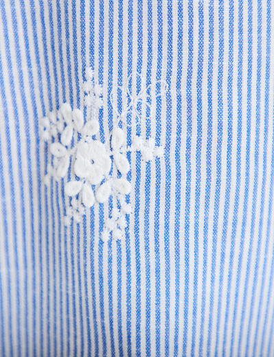 Top col v &agrave; fines bretelles blanc femme