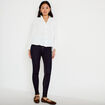 Jean skinny taille haute denim brut rinse femme
