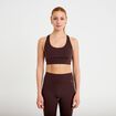 Brassi&egrave;re de sport activewear marron fonc&eacute; femme