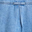Robe droite en jean denim double stone femme