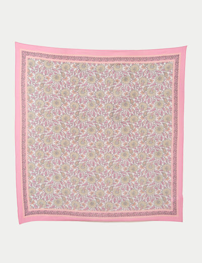 Foulard vert kaki femme