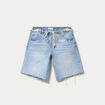 Bermuda en jean avec ceinture amovible denim triple stone femme