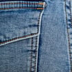 Short stretch en jean taille basse denim double stone femme