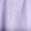 Blouse vichy brod&eacute;e violet femme
