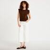 Gilet sans manches marron fonc&eacute; femme
