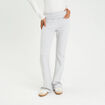 Pantalon bootcut taille standard gris clair femme