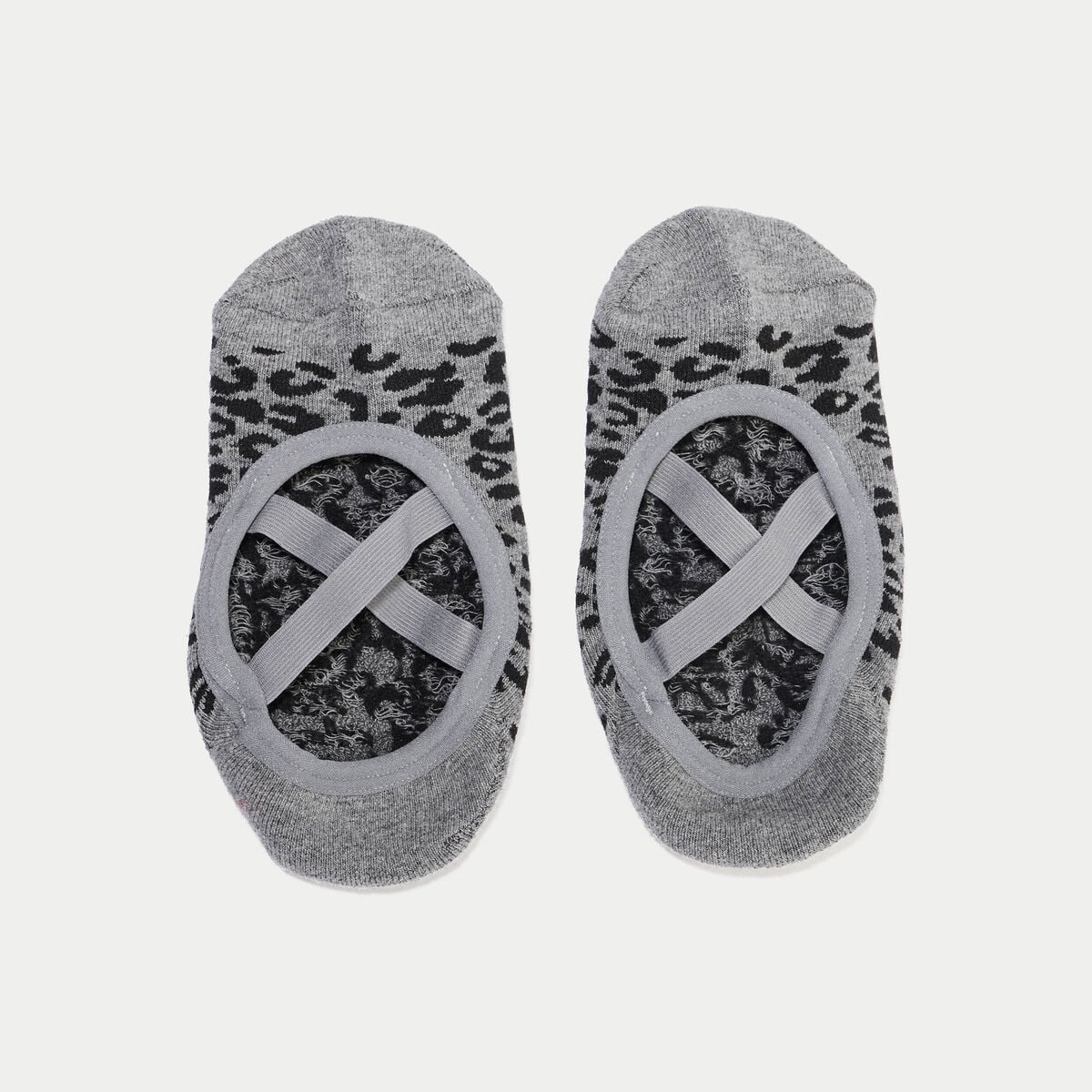Chaussettes gris fonc&eacute; femme