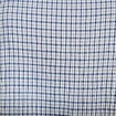 Chemise droite manches longues bleu fonc&eacute; femme