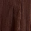 Pantalon large &agrave; pinces marron femme