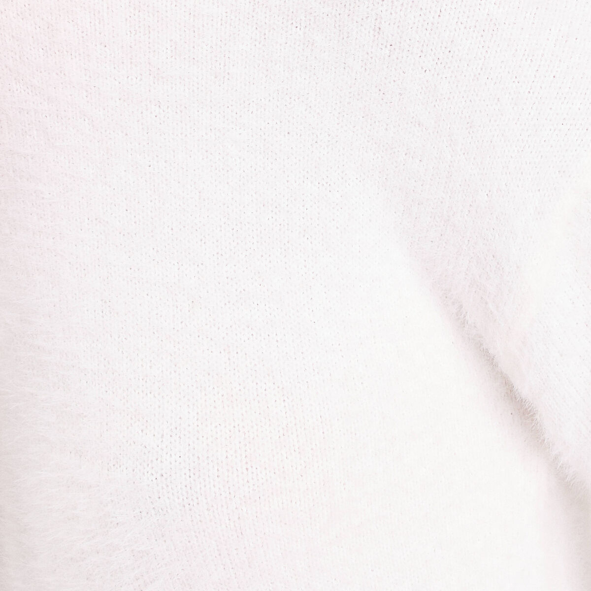 Pull dos nou&eacute; ecru femme