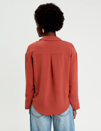 Vareuse manches longues vieux rose femme