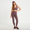 Leggings taille haute violet femme