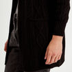 Gilet manches longues noir femme