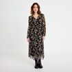 Robe &eacute;vas&eacute;e noir femme