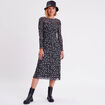 Jupe droite noir femme