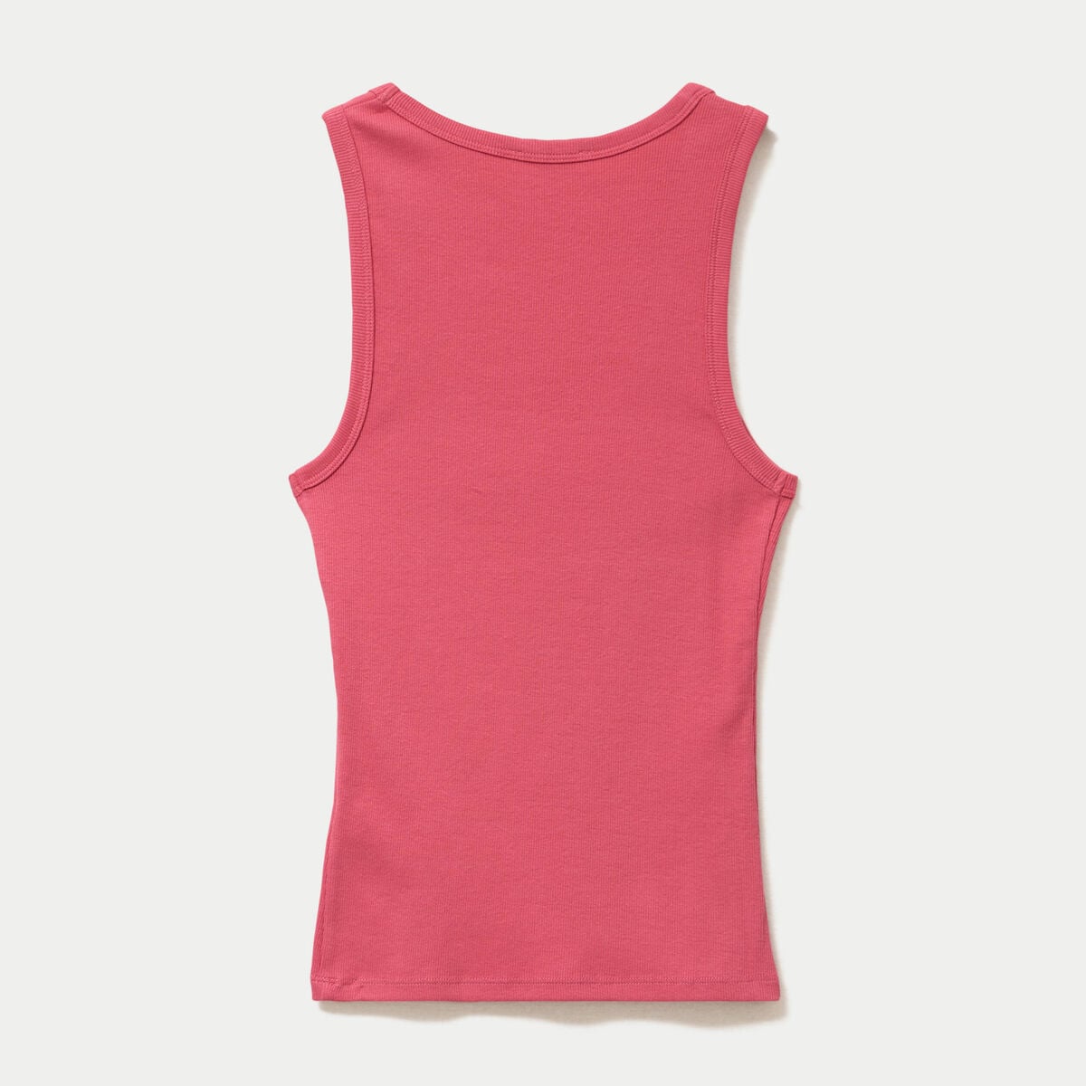 D&eacute;bardeur c&ocirc;tel&eacute; col rond rose framboise femme