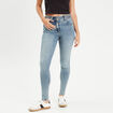 Jeans skinny push-up taille haute denim double stone femme