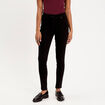 Jean skinny push-up taille standard denim noir femme