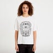 T-shirt oversize manches longues ecru femme