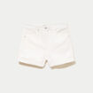 Short ecru femme