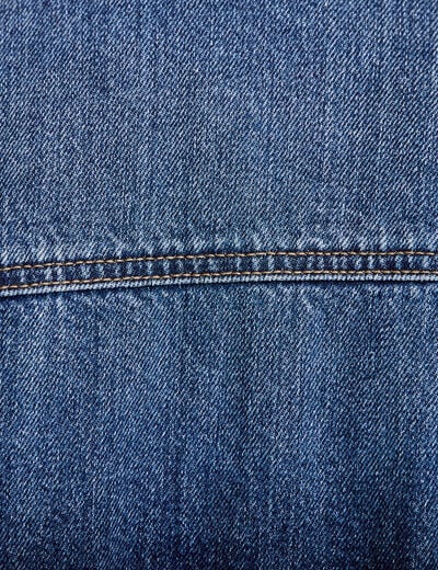 Veste en jean broderie d&eacute;tails clout&eacute;s denim double stone femme