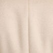 Manteau cintr&eacute; col ch&acirc;le manches longues beige femme