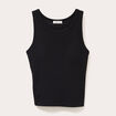D&eacute;bardeur c&ocirc;tel&eacute; avec brassi&egrave;re int&eacute;gr&eacute;e noir femme