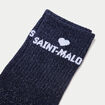 Lot 2 paires de chaussettes bleu marine femme