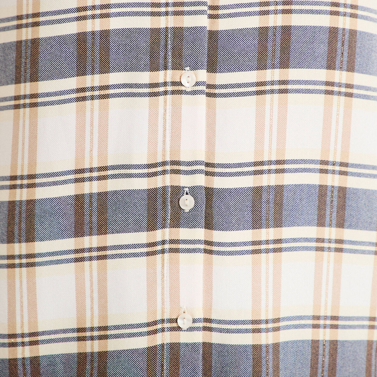 Chemise manches longues bleu femme