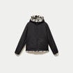 Parka r&eacute;versible &agrave; capuche blanc femme