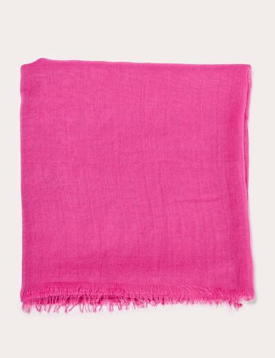Foulard rose fushia femme