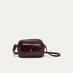 Sac similicuir bordeaux femme