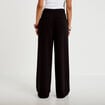 Pantalon bootcut taille standard noir femme