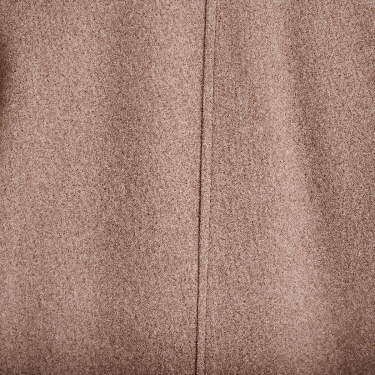 Trench droit court col tailleur taupe femme