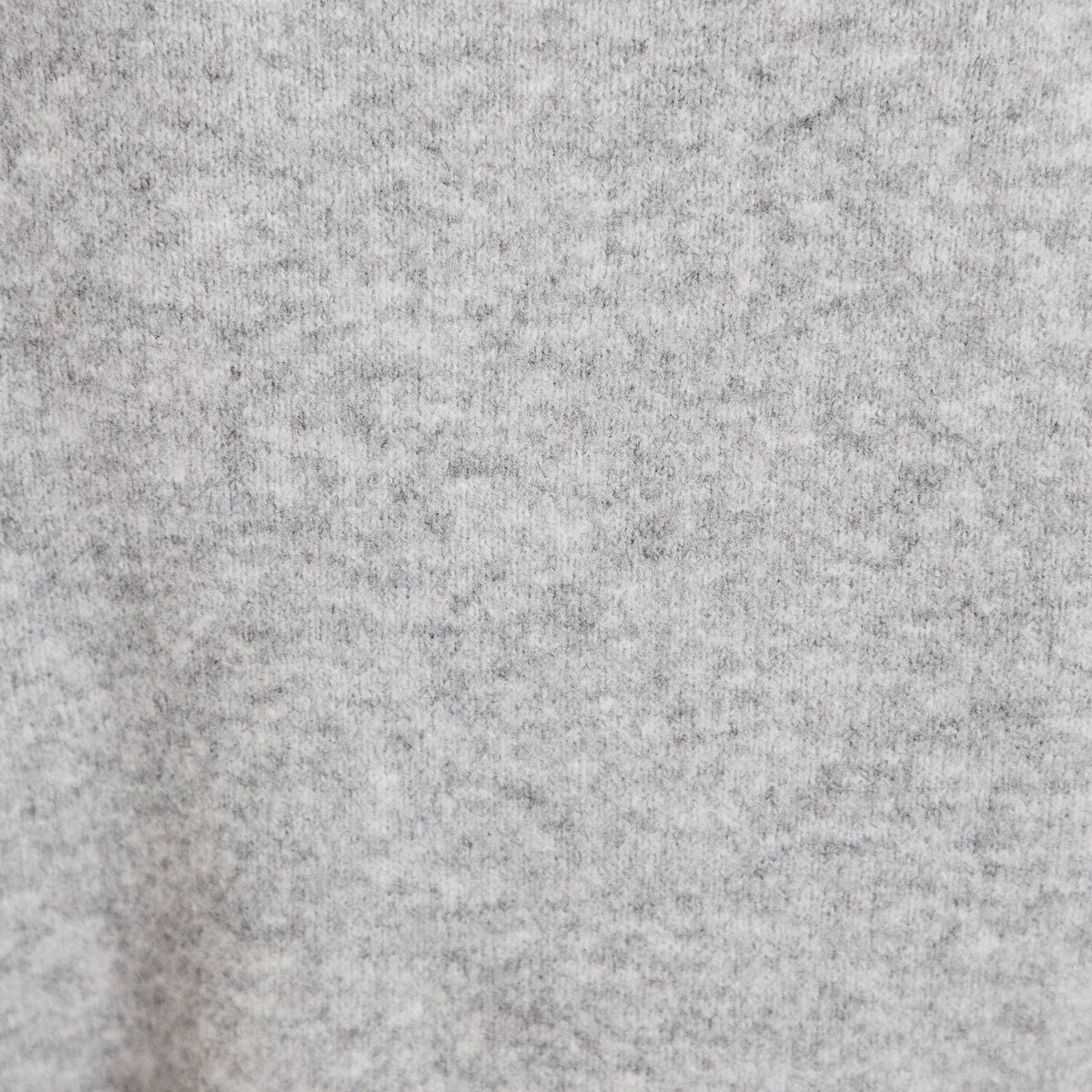 Gilet manches longues col rond gris clair femme