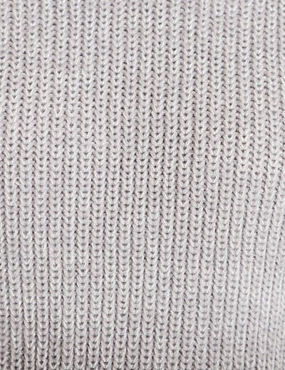 Pull manches longues gris clair femme