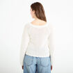 Pull ajour&eacute; ecru femme