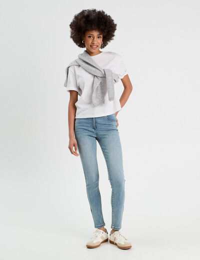 Jeans slim push-up denim double stone femme