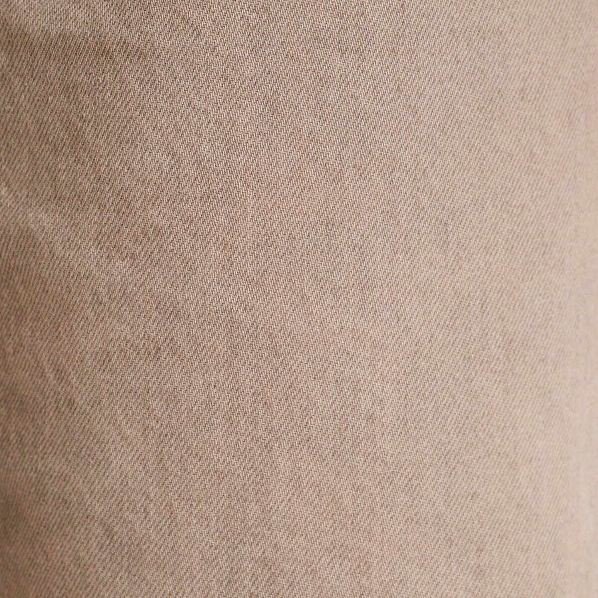 Jeans droit 5 poches marron cognac femme