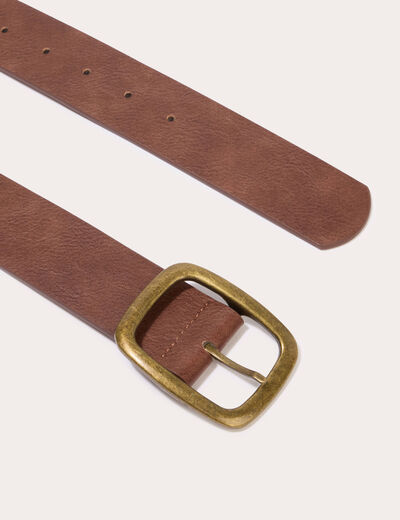 Ceinture marron fonc&eacute; femme