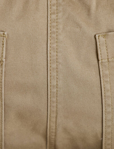 Pantalon chino avec ceinture amovible gris femme