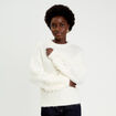 Pull manches longues ecru femme