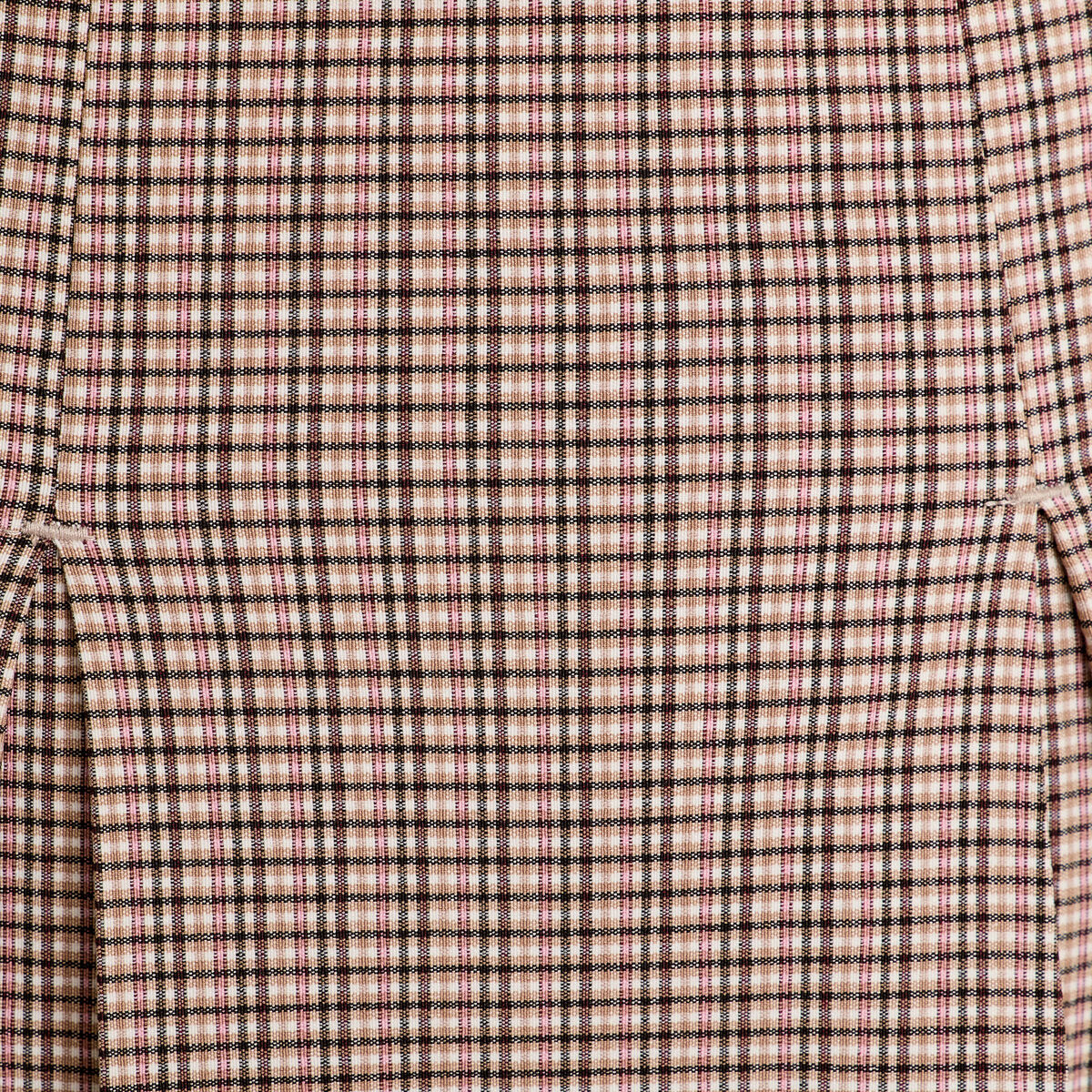Jupe &eacute;vas&eacute;e pliss&eacute;e beige femme