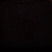 T-shirt ajust&eacute; court col rond noir femme