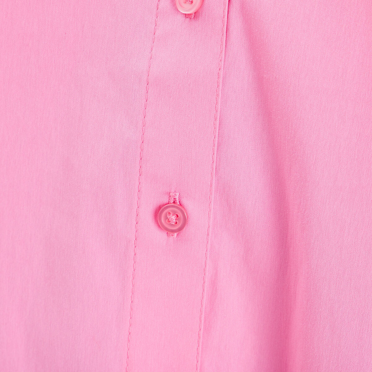 Chemise manches longues rose femme