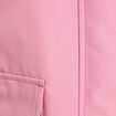 Veste courte bas resserr&eacute; &agrave; capuche rose clair femme
