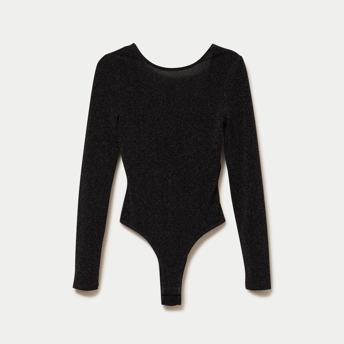 Body manches longues marron fonc&eacute; femme